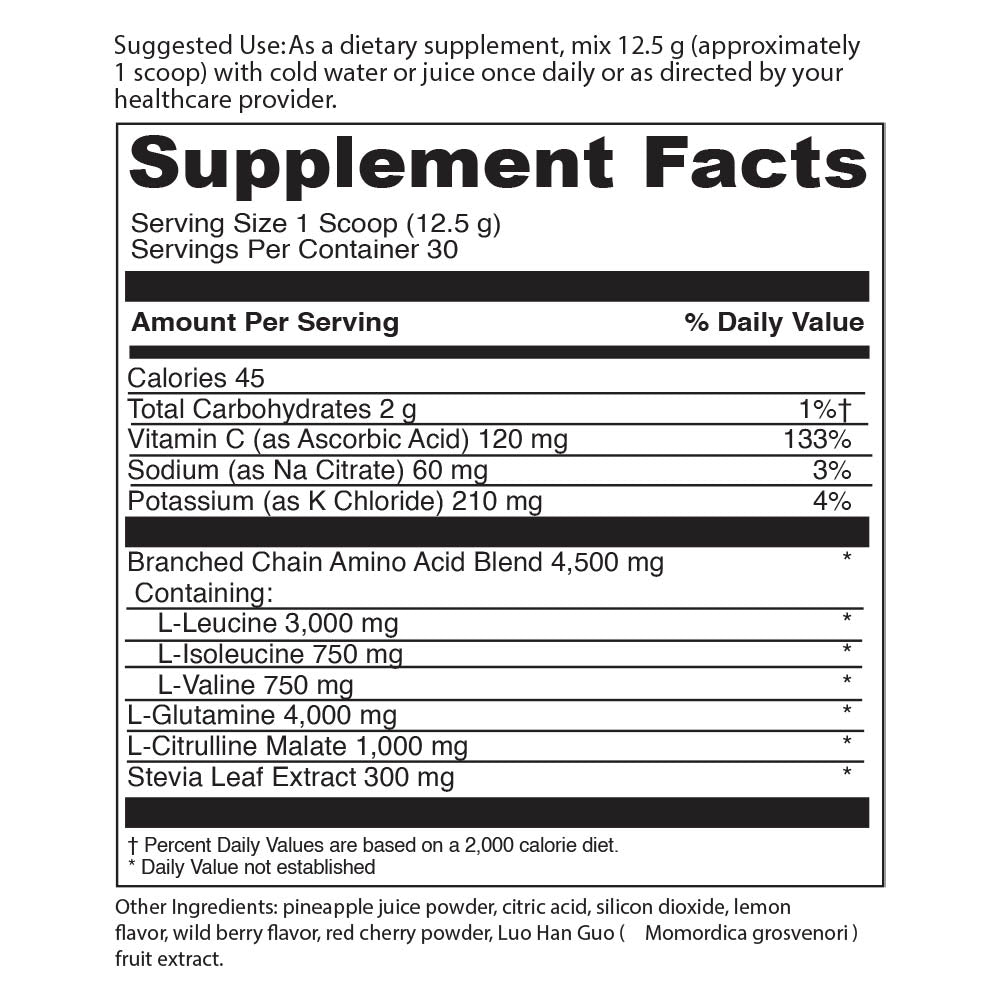 Muscle Whisperer - BCAAs and Electrolytes - In Store